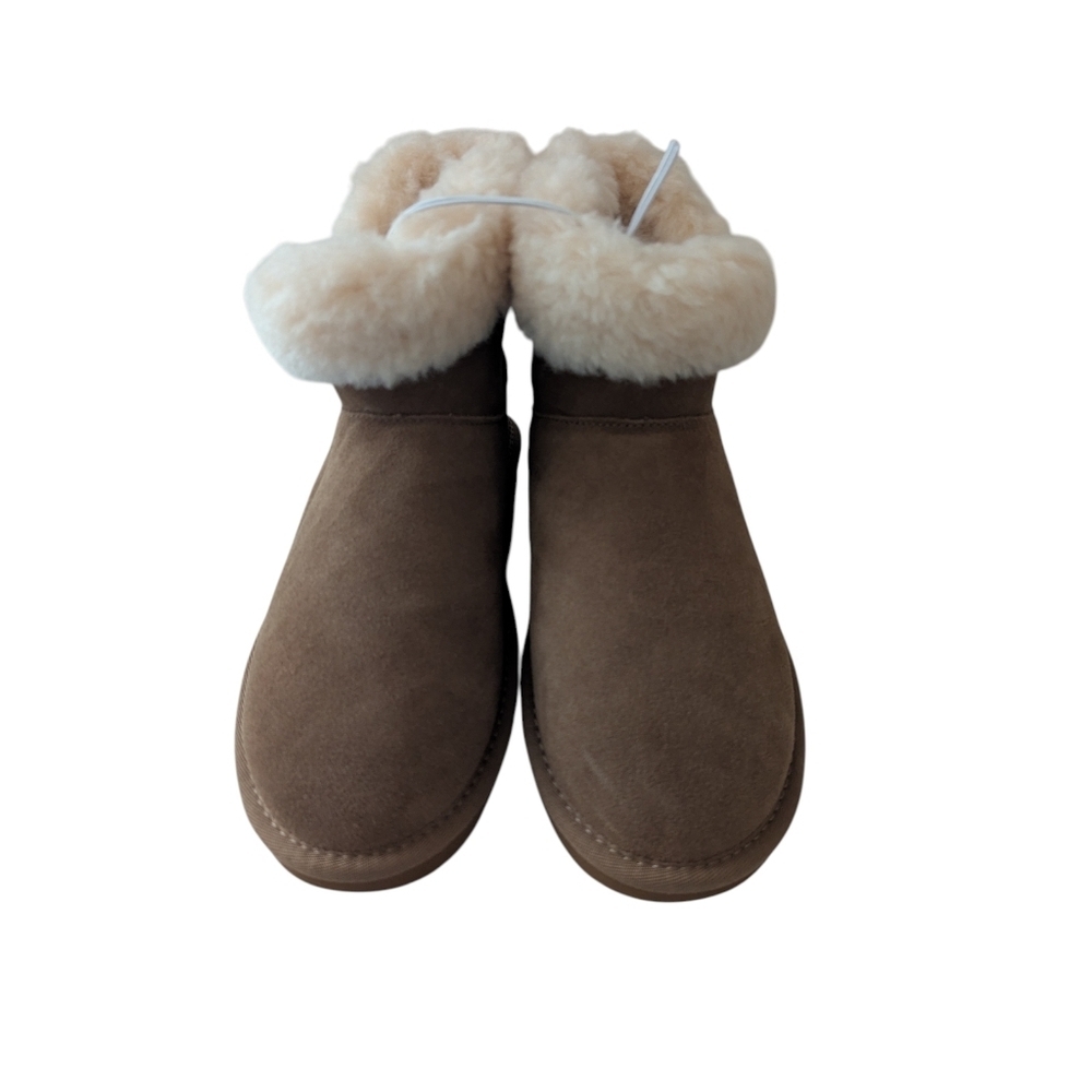 Bearpaw Women's Ankle Boots Size 8 Cream color - Picture 4 of 9
